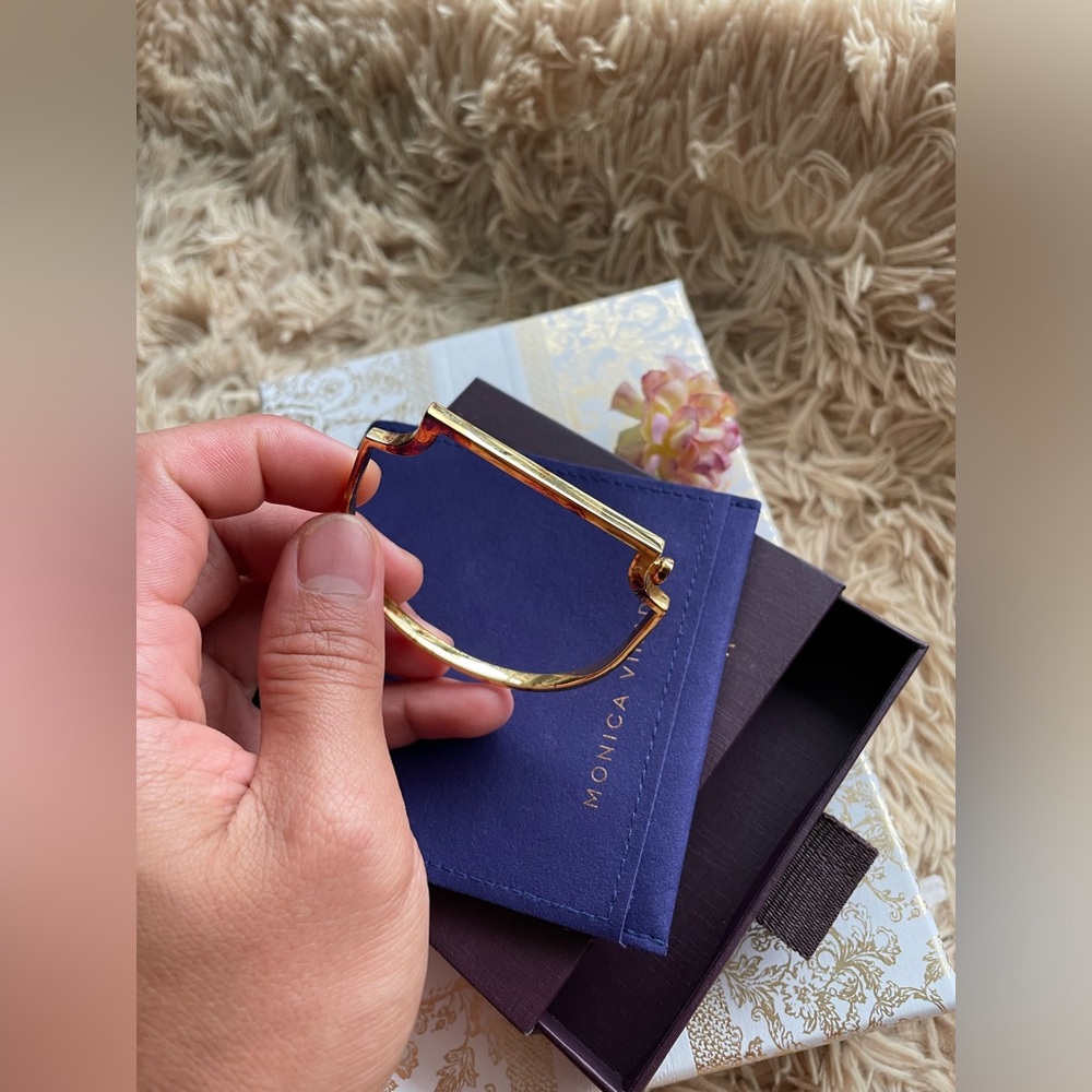 Monica Vinader Thin Signature Bangle